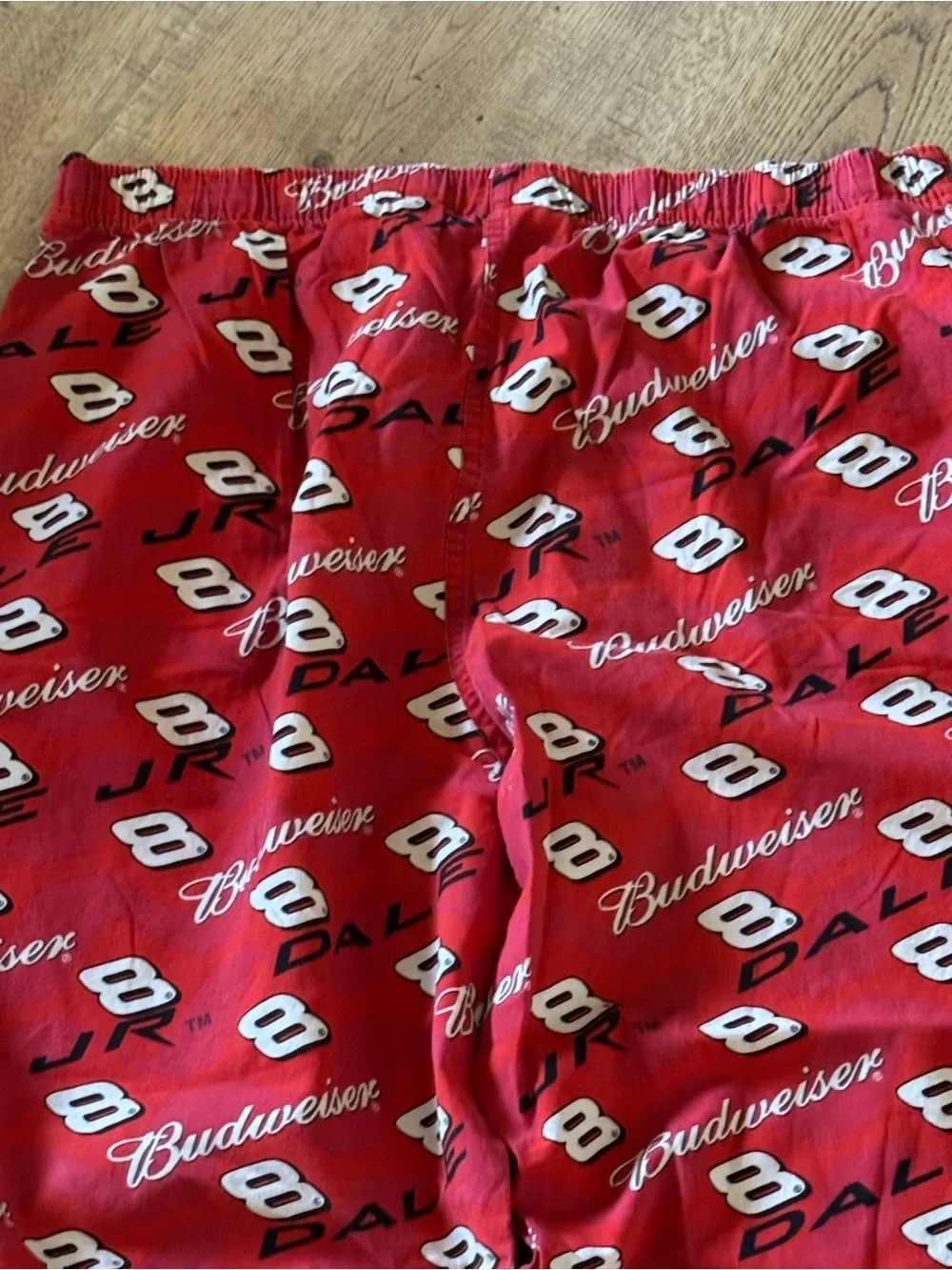 Vintage Y2K Winners Circle Dale Earnhardt Jr #8 Budweiser NASCAR Pajama Pants L